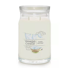 Yankee Signature Jar Candle - Large - Clean Cotton
