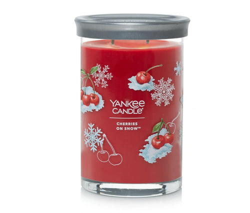 Yankee Signature Tumbler Candle - Large - Cherries on Snow