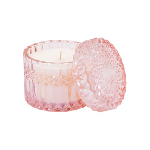 The SOi Co Pink Chiffon Petite Shimmer Candle 8oz