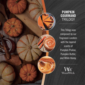 WoodWick Hearthwick Trilogy - Pumpkin Gourmand