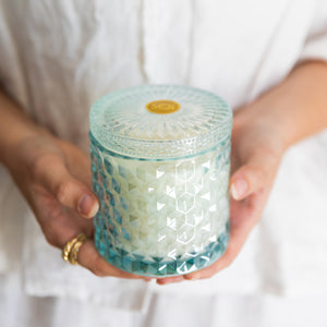 The SOi Co Lotus Blossom Acai Shimmer Candle 15oz