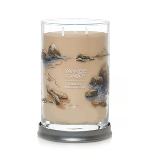 Yankee Signature Tumbler Candle - Large - Amber & Sandalwood