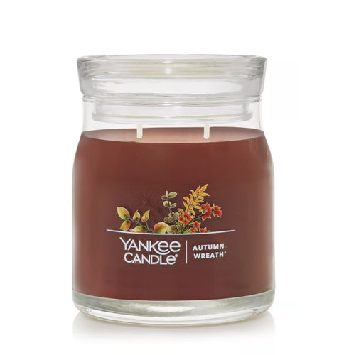 Yankee Signature Jar Candle - Medium - Autumn Wreath