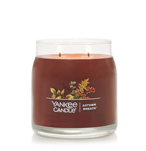 Yankee Signature Jar Candle - Medium - Autumn Wreath