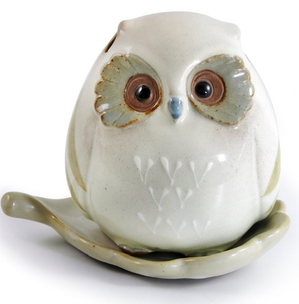 Shoyeido Incenser Holder - Baby Owl - Candle Cottage