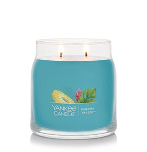 Yankee Signature Jar Candle - Medium - Bahama Breeze