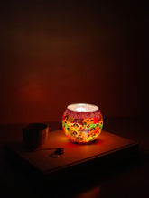 Glowing Glass Tealight Candle Holder - Aboriginal Bush Medicine