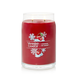 Yankee Signature Jar Candle - Large - Cherries on Snow