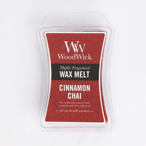 WoodWick Wax Melt - Cinnamon Chai - Candle Cottage