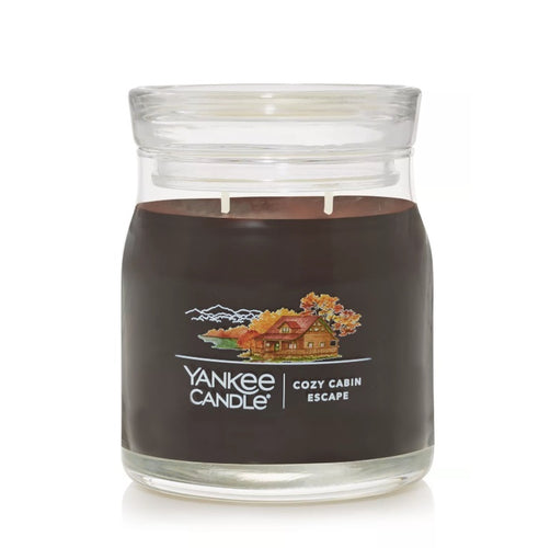 Yankee Signature Jar Candle - Medium - Cozy Cabin Escape