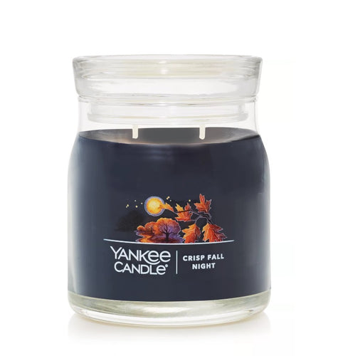 Yankee Signature Jar Candle - Medium - Crisp Fall Night