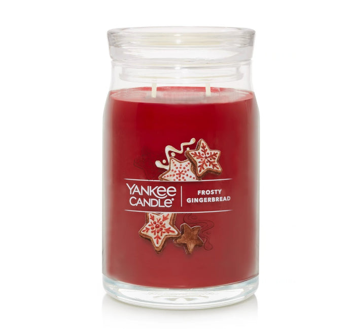 Yankee Signature Jar Candle - Large - Frosty Gingerbread