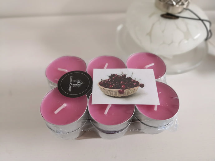 SCENTED TEALIGHTS - CHERRY