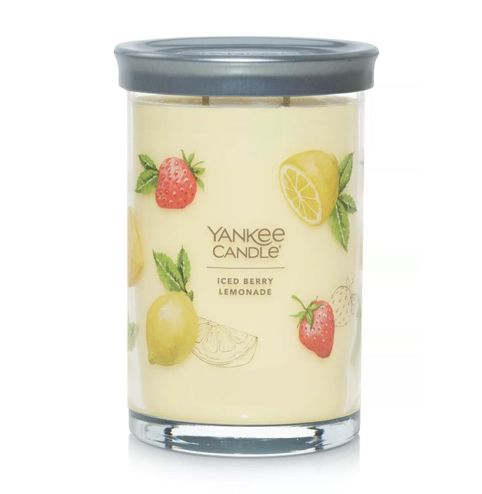 Yankee Signature Tumbler Candle - Large - Iced Berry Lemonade