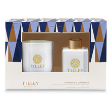 Tilley Limited Edition Candle & Reed Diffuser Gift Set - LAVENDER & CINNAMON - 160g + 75ml