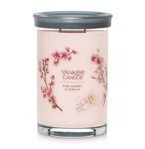 Yankee Signature Tumbler Candle - Large - Pink Cherry & Vanilla