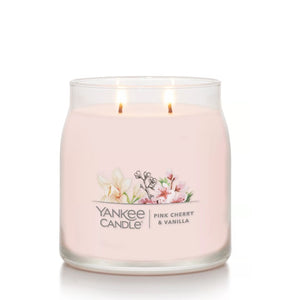 Yankee Signature Jar Candle - Medium - Pink Cherry & Vanilla