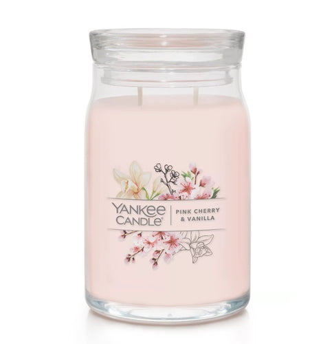 Yankee Signature Jar Candle - Large - Pink Cherry & Vanilla