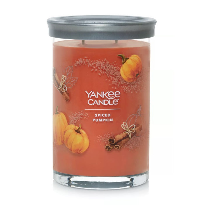 Yankee Signature Tumbler Candle - Large - Spiced Pumpkin