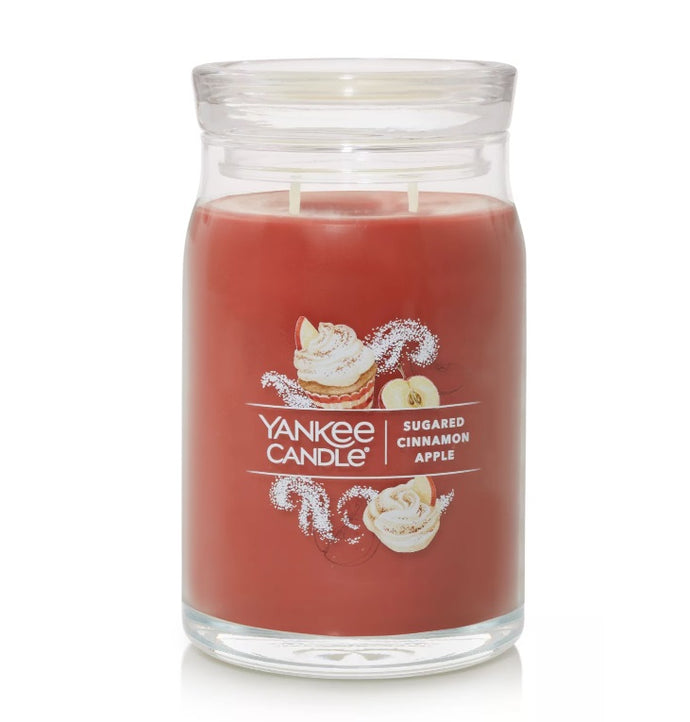 Yankee Signature Jar Candle - Large - Sugared Cinnamon Apple