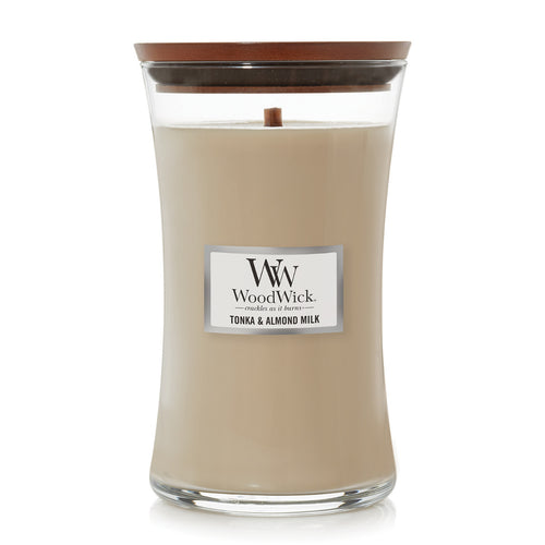 WoodWick - Large - Tonka & Almond Milk