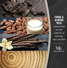 WoodWick - Medium - Tonka & Almond Milk
