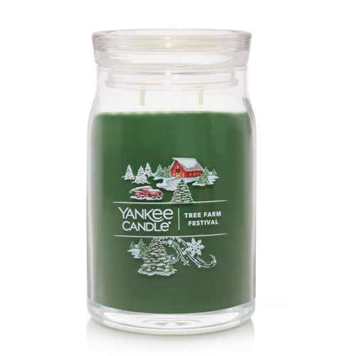 Yankee Signature Jar Candle - Large - Tree Farm Festival