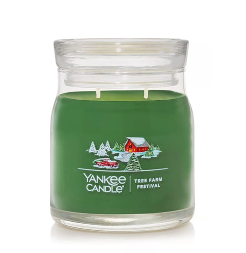 Yankee Signature Jar Candle - Medium - Tree Farm Festival