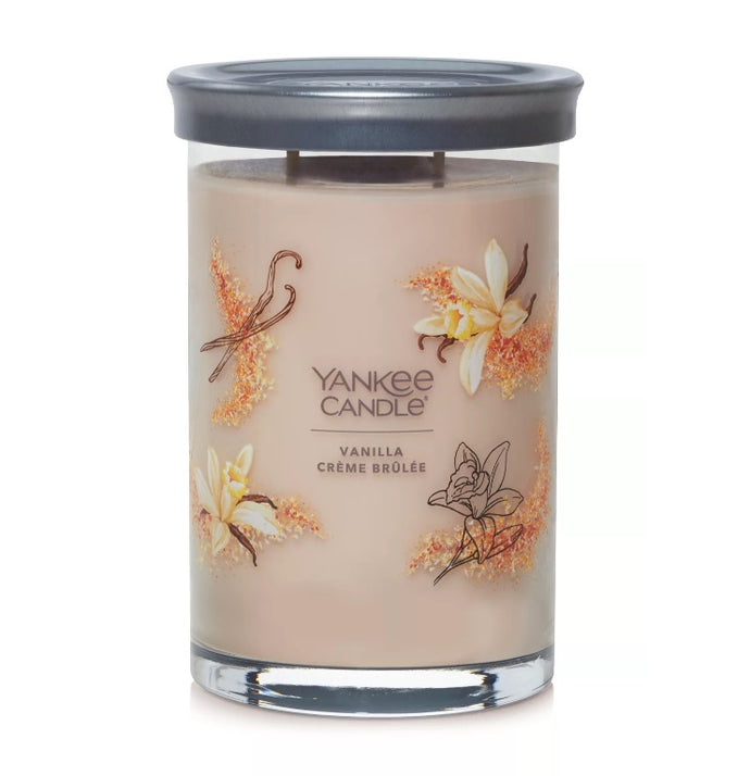 Yankee Signature Tumbler Candle - Large - Vanilla Creme Brulee