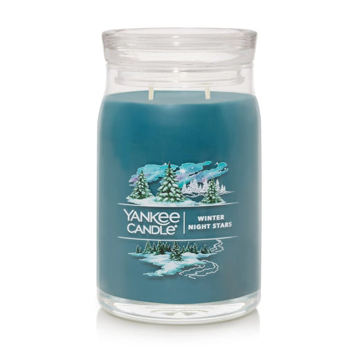 Yankee Signature Jar Candle - Large - Winter Night Stars