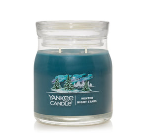 Yankee Signature Jar Candle - Medium - Winter Night Stars