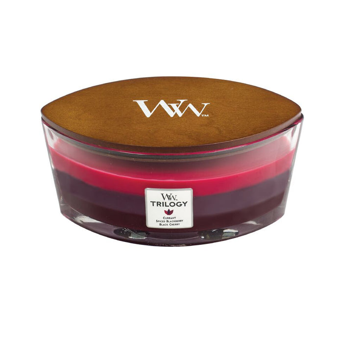 WoodWick Hearthwick Trilogy - Sun Ripened Berries - Candle Cottage