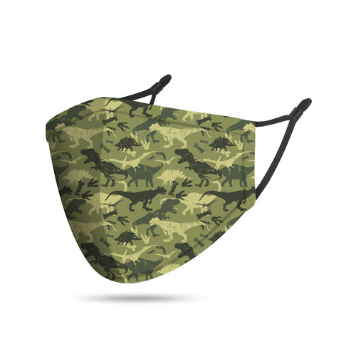 Kids Reusable Face Mask - Dinosaur