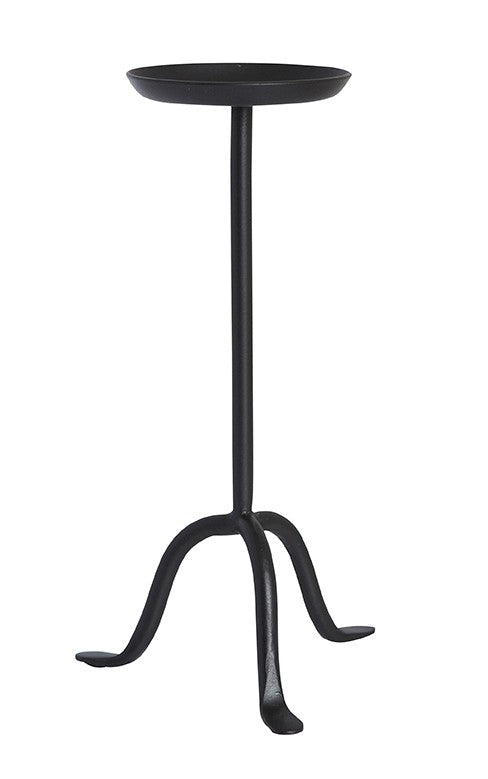 IRON STAND TALL LARGE - BLACK - Candle Cottage