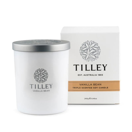 Tilley Soy Candle - VANILLA BEAN SOY CANDLE 240G / 45 HOUR