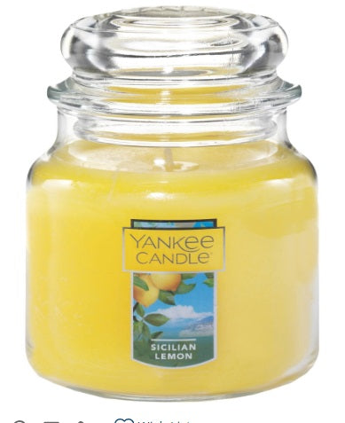 Yankee Classic Jar Candle - Medium - Sicilian Lemon