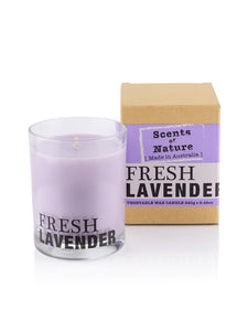 Scents of Nature Soy Candle - FRESH LAVENDER SOY CANDLE 240G