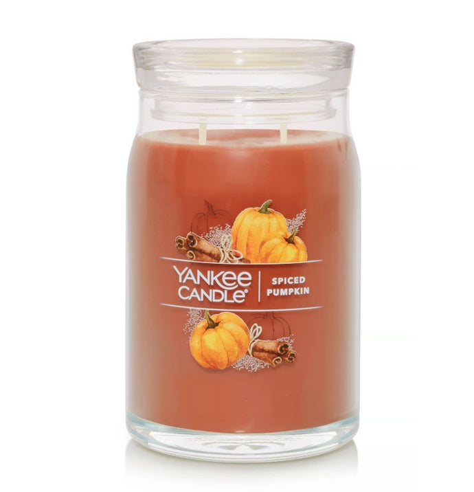 Yankee Signature Jar Candle - Large - Spiced Pumpkin
