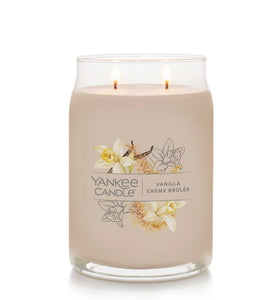 Yankee Signature Jar Candle - Large - Vanilla Creme Brulee