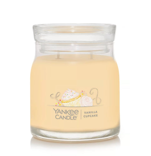 Yankee Signature Jar Candle - Medium - Vanilla Cupcake