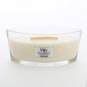 WoodWick Hearthwick Island Coconut - Candle Cottage