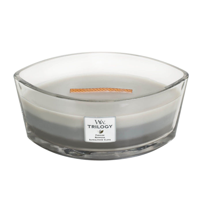 WoodWick Hearthwick Trilogy Warm Woods - Candle Cottage