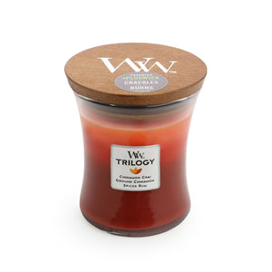 WoodWick Trilogy - Exotic Spices - Candle Cottage